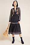 Cassidy Embroidered Midi Dress | Anthropologie (US)