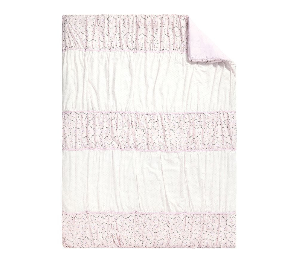 Heritage Floral Ruched Comforter & Shams | Pottery Barn Kids