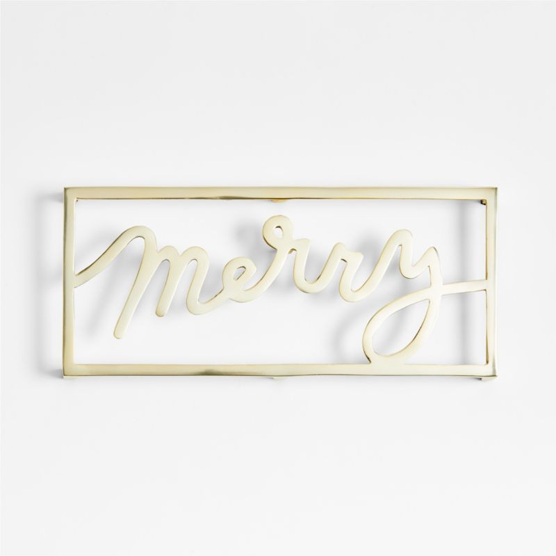 Merry Gold Trivet + Reviews | Crate & Barrel | Crate & Barrel