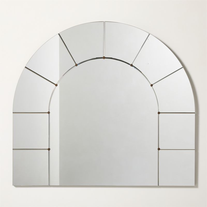Academy Arched Mantle Mirror 46"X41" + Reviews | CB2 | CB2