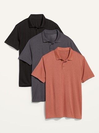 Go-Dry Cool Odor-Control Core Polo Shirt 3-Pack for Men | Old Navy (US)