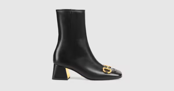 Women's mid-heel ankle boot with Horsebit | Gucci (US)