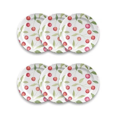 Tarhong  Berries & Cherries Salad Plate, 8.5 X 0.7 Set Of 6 | Wayfair North America
