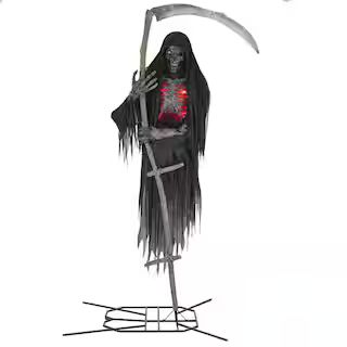 Home Accents Holiday 12 ft. Giant-Sized Animated LED Levitating Reaper 24SV24287 - The Home Depot | The Home Depot