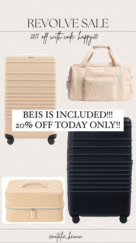 BEIS LUGGAGE 20%  OFF TODAY ONLY!! Chic suitcase. Luggage. Revolve sale  

#LTKsalealert #LTKFind #LTKtravel