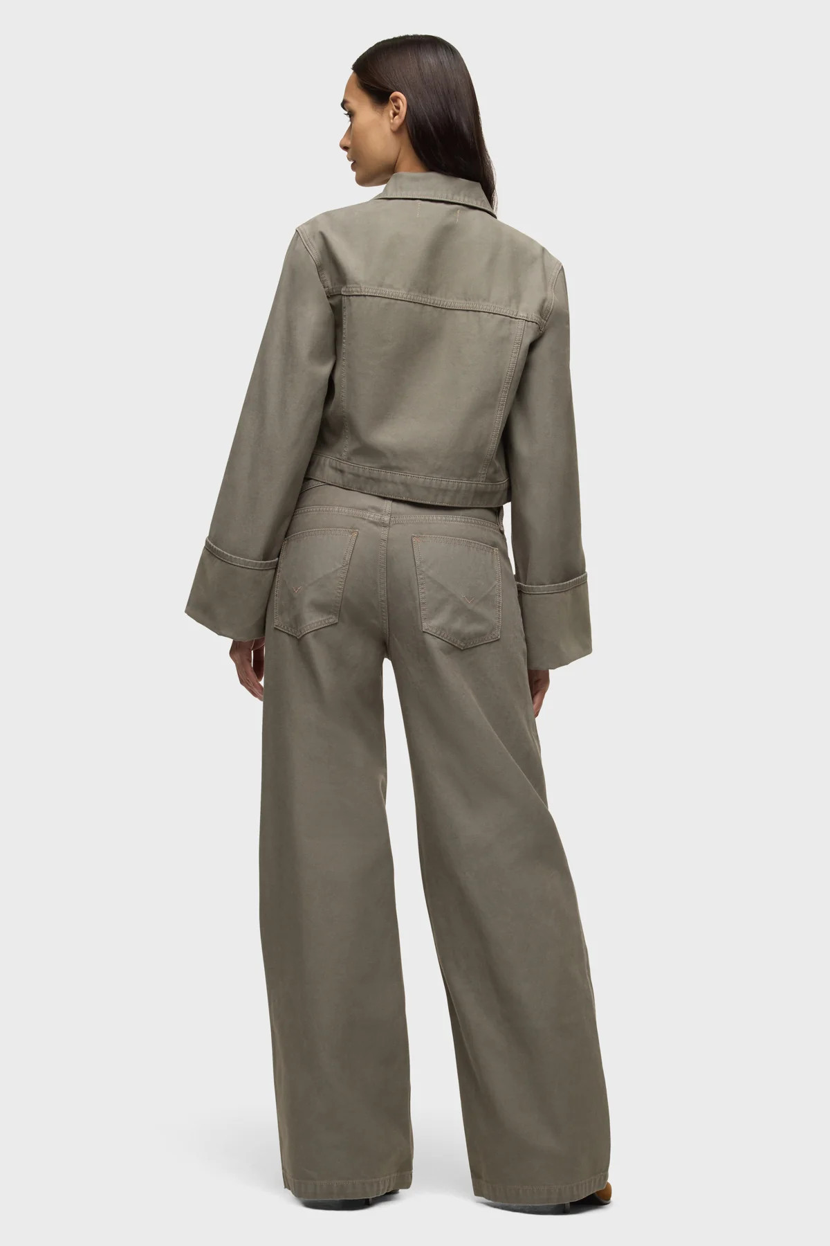 Cuffed Cropped Jacket | Hudson Jeans