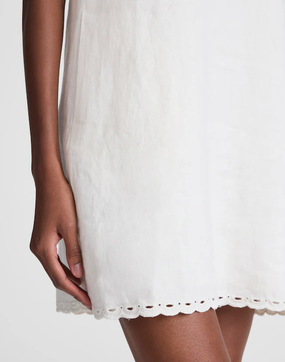 Mini Shift Dress in 100% Linen | Madewell