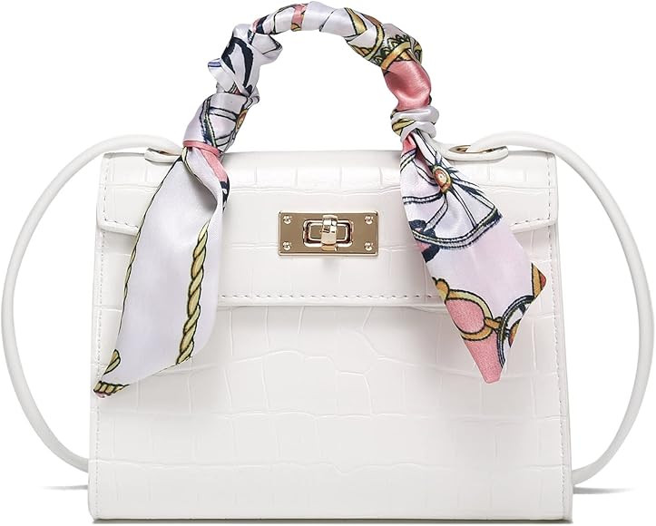 CATMICOO Croc Mini Purses for Women Trendy Small Handbags | Amazon (US)