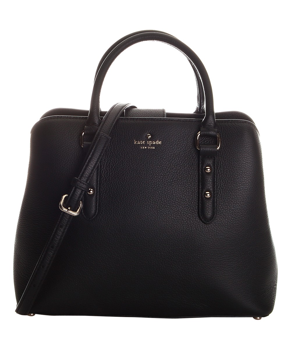 Black Evangelie Larchmont Avenue Leather Tote | zulily