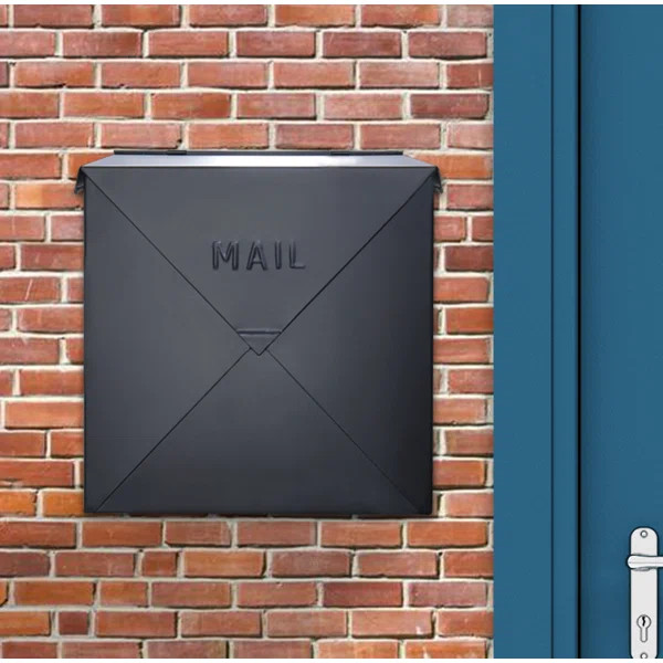 Chicago Industrial Style Wall Mounted Mailbox | Wayfair North America