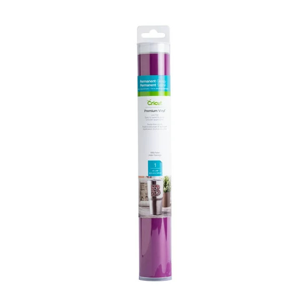 Cricut® Premium Vinyl™ – Permanent, Wild Aster, 12" x 48" | Walmart (US)