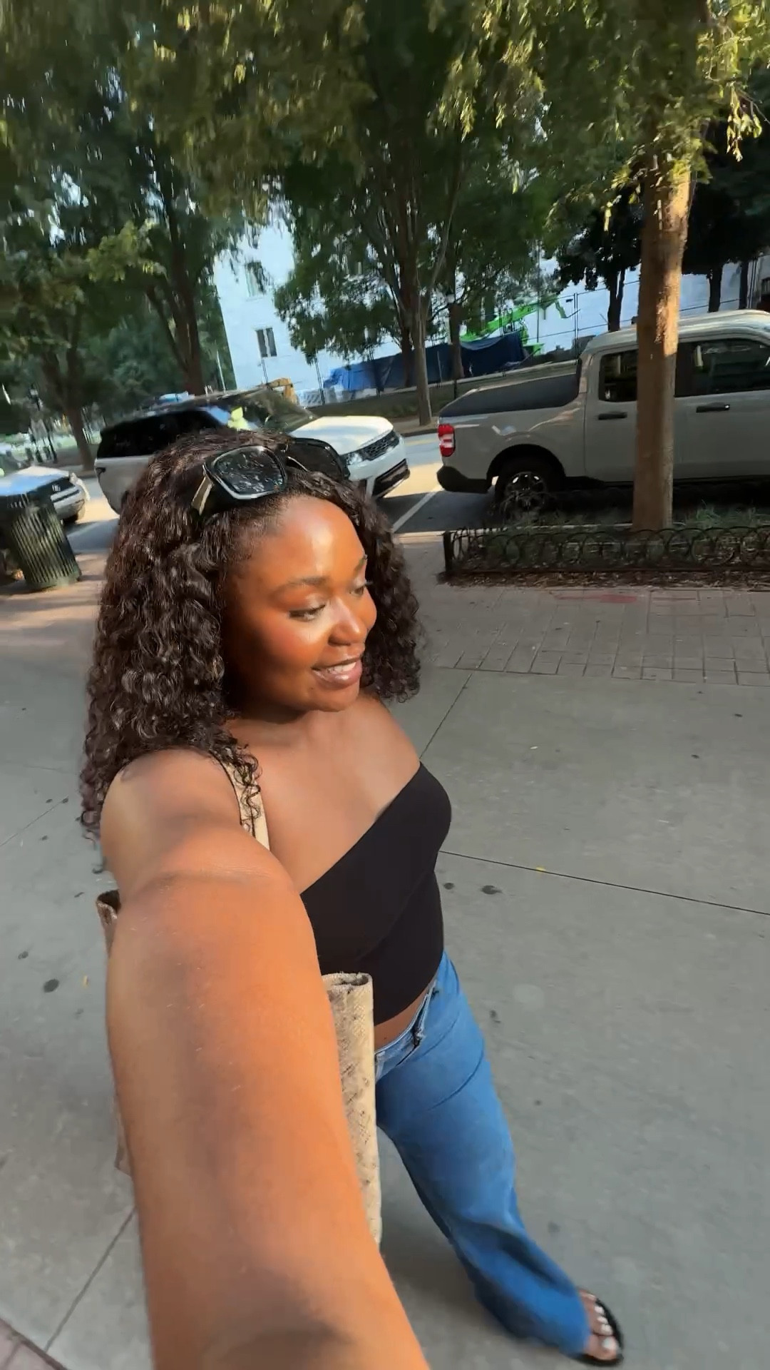 Outfit of the evening. Tube top + jeans 

#LTKFindsUnder50 #LTKPetite #LTKFindsUnder100