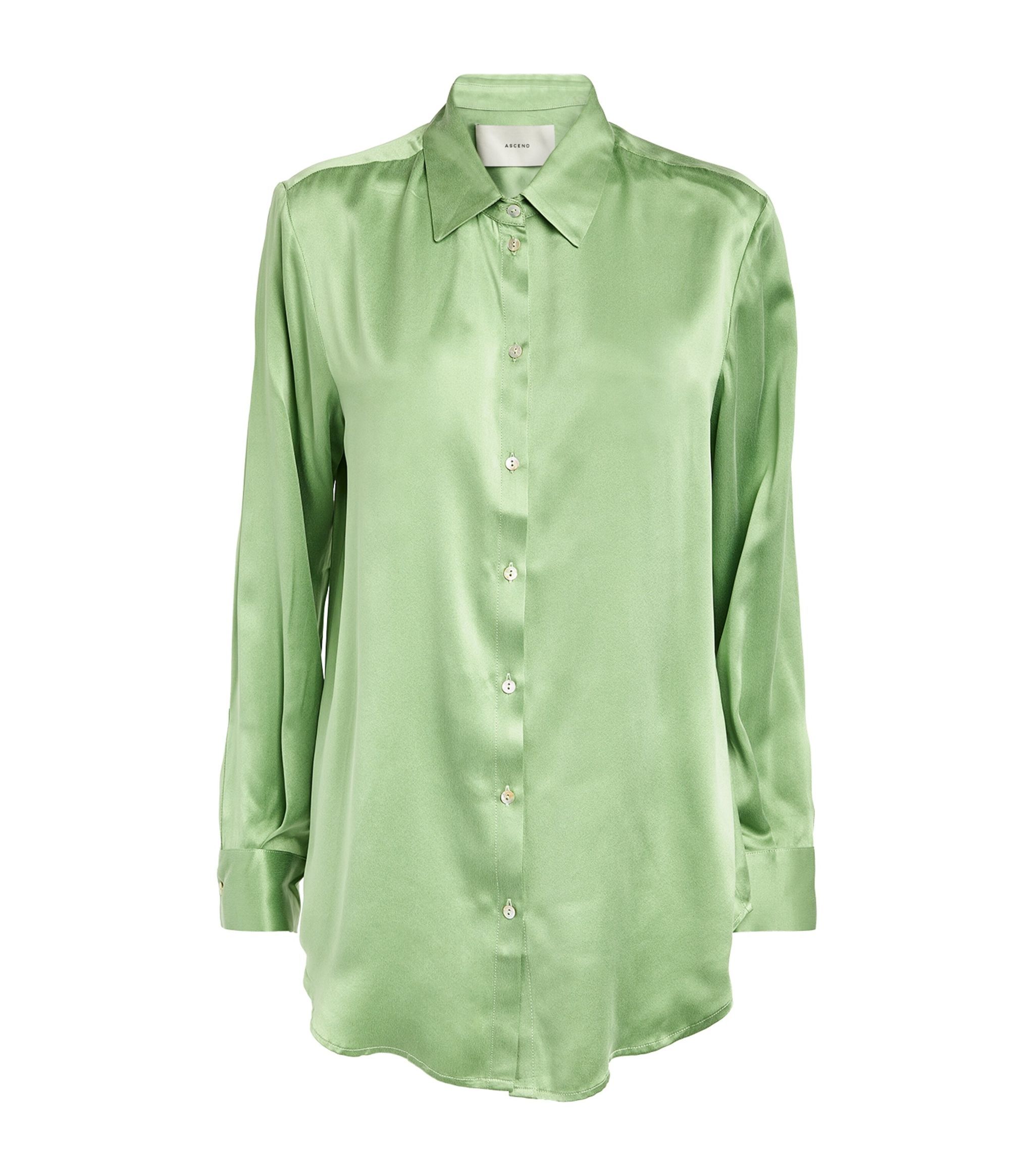 Asceno Silk London Pyjama Shirt | Harrods US | Harrods