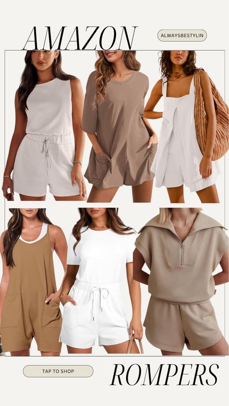 Amazon rompers for summer 2024 fashion. Rompers are versatile, comfortable, and easy to style making them a go to summer outfit. 



Wedding guest dress, swimsuit, white dress, travel outfit, country concert outfit, maternity, summer dress, sandals, coffee table,

#LTKStyleTip #LTKSeasonal #LTKFindsUnder50
