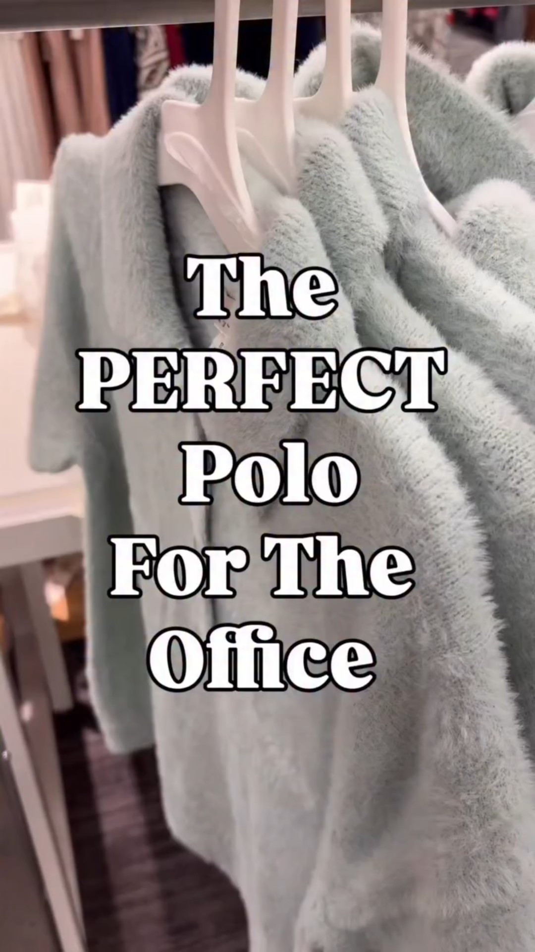 I’m a texture girl and always gravitate towards to cozy and soft pieces! 

This polo is perfect for the office paired with trousers or skirts, but will also look super cute with jeans! 

It’s also available in yellow. 

🛍️Follow and Comment the word NEED below and I will send you a link to shop!

#sharemytargetstyle #workwearstyle #workwearinspo #officeoutfit #womensworkwear 

Chic workwear, target workwear, women’s workwear, textured polo for women, women’s tops, women’s sweaters