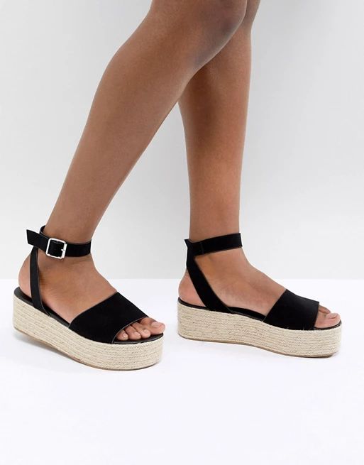 ASOS DESIGN Thear Espadrille Flatform Sandals | ASOS US