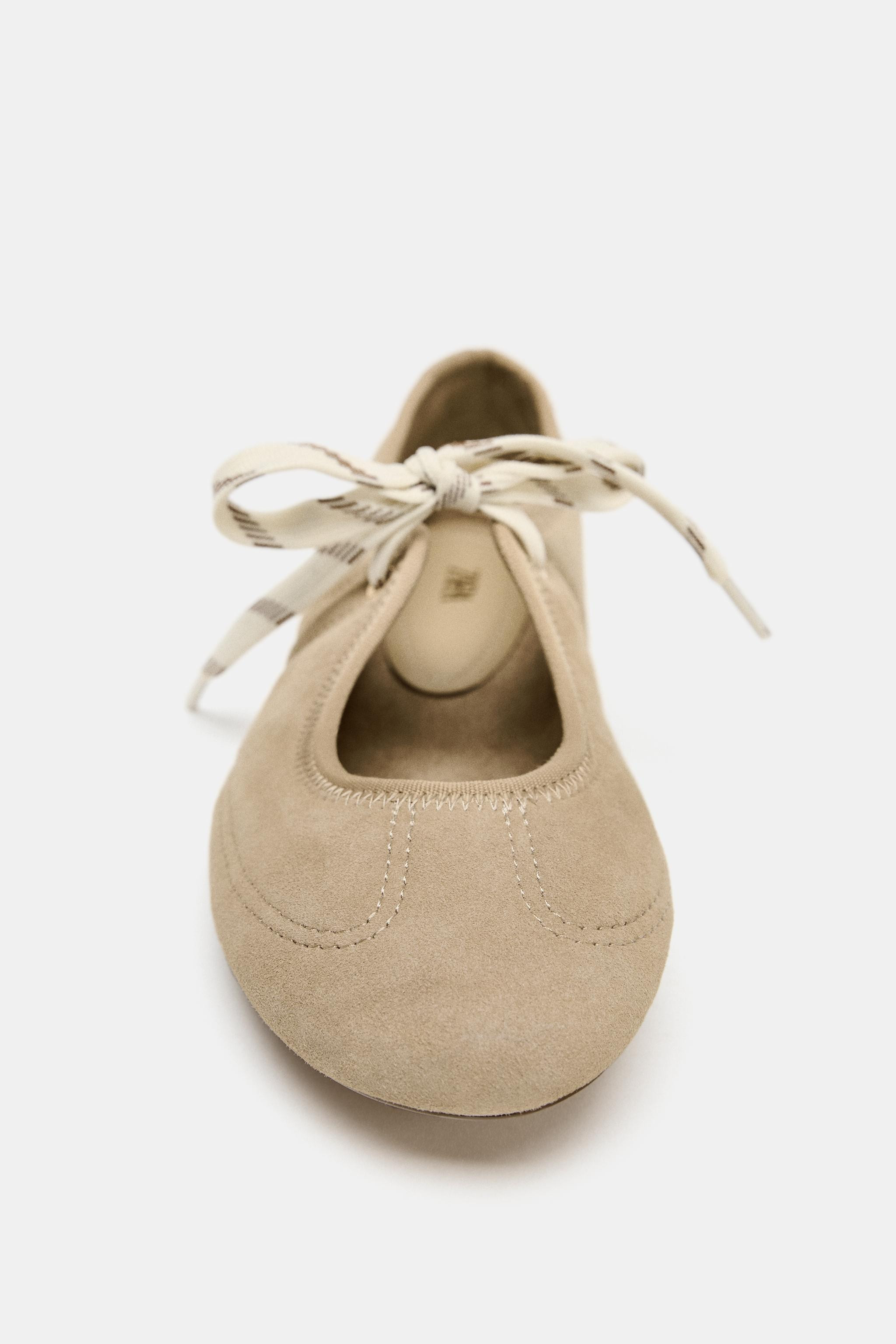 BAILARINA CORDONES SERRAJE | Zara US