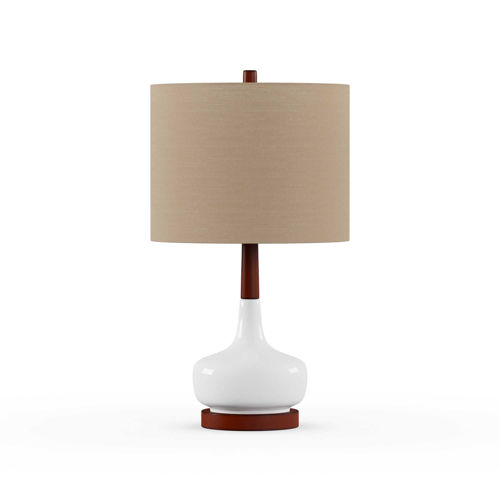 Modrn Ceramic and Wood Table Lamp | Walmart (US)