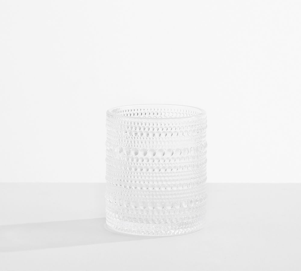 Jupiter Hobnail Short Drinking Glasses, 10 oz., Set of 6 - Clear | Pottery Barn (US)