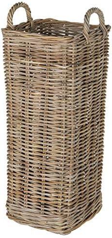 KOUBOO Kobo Square Umbrella Stand with Metal Water Catch, Gray Storage Basket | Amazon (US)