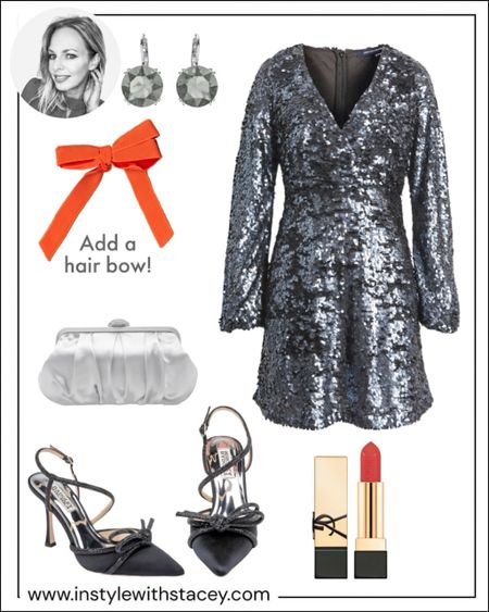 Dance the night away! Holiday party ready and comfortable too in an A-line sequin dress from Nordstrom, true to sizee

#LTKshoecrush #LTKHoliday #LTKover40