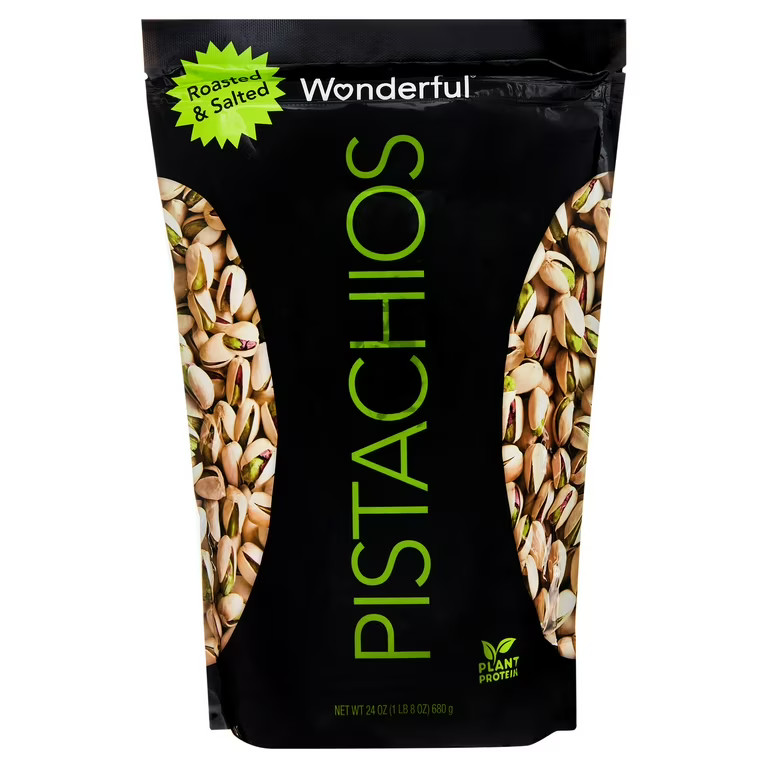 Wonderful Roasted & Salted Pistachios, 24 Oz | Walmart (US)