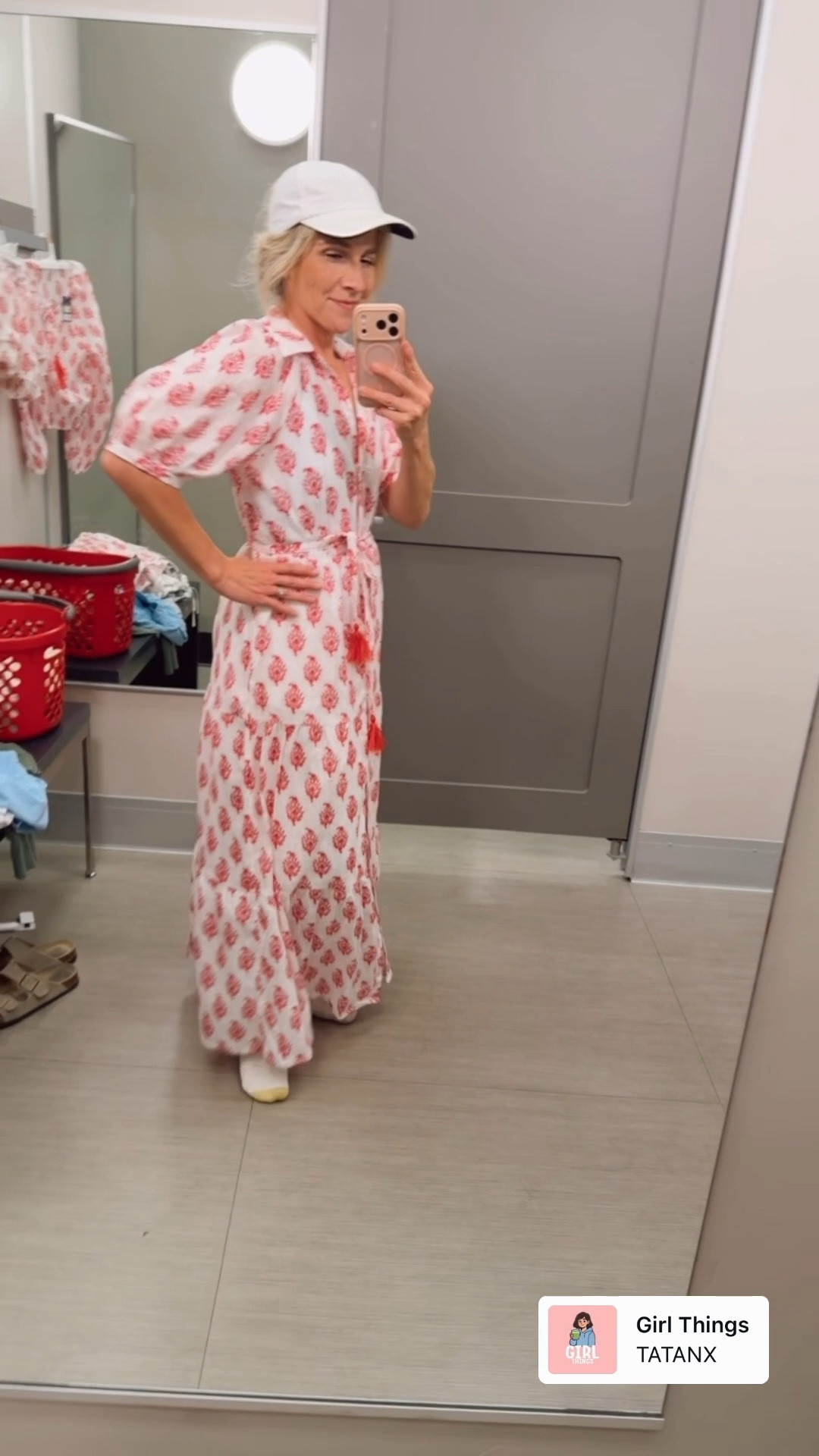 Loving this new dress I picked up on clearance today!  It was the last one and it was my normal size S.  I love when that happens!
It’s perfect for a pool day coverup, day-date with the hubby, or Sunday church service!👌🏻. They also have this same print in the most adorable short set!

#LTKSaleAlert #LTKselfcare #LTKdayinmylife