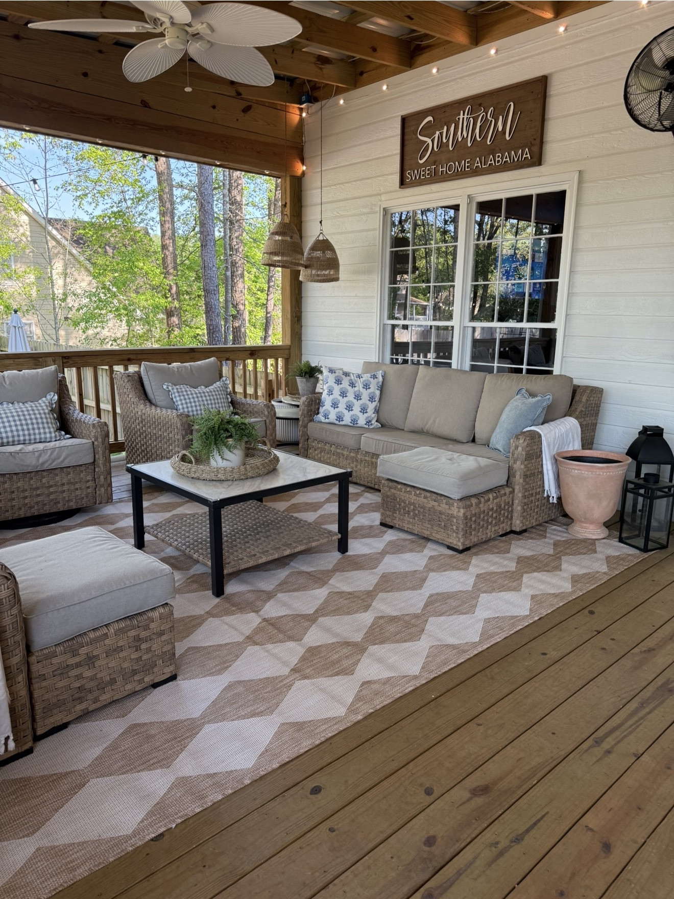 My new outdoor rug
Multiple sizes and color options 
I have the color JUTE in the 9x12 size

(Available at several retailers that I linked in case a size or color is out of stock at another one)

#LTKHome #LTKSeasonal #LTKmomlife