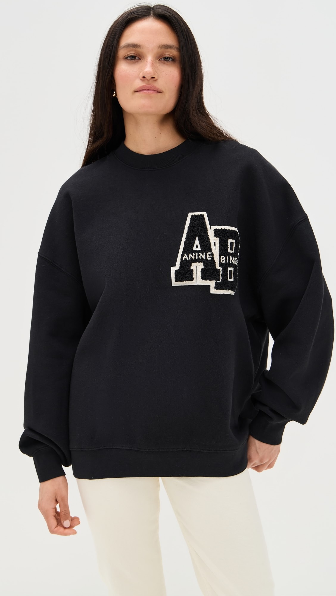 Miles Oversized Letterman Sweatshirt | Shopbop