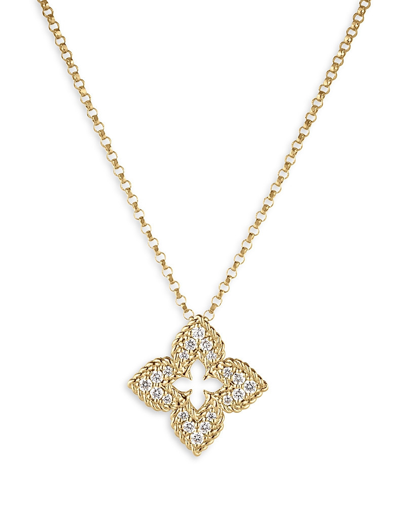 Roberto Coin 18K Yellow Gold Venetian Princess Pendant Necklace with Diamonds, 18 | Bloomingdale's (US)