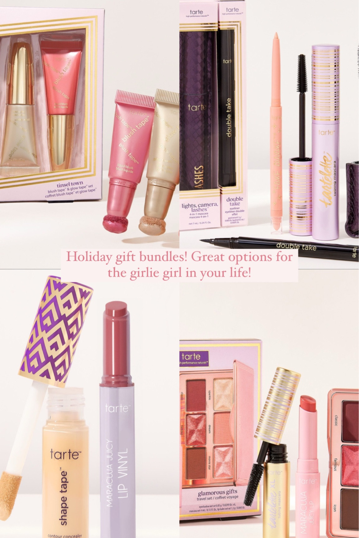 Tarte holiday bundles! Great gift ideas! 

#LTKGiftGuide #LTKFindsUnder100 #LTKHoliday