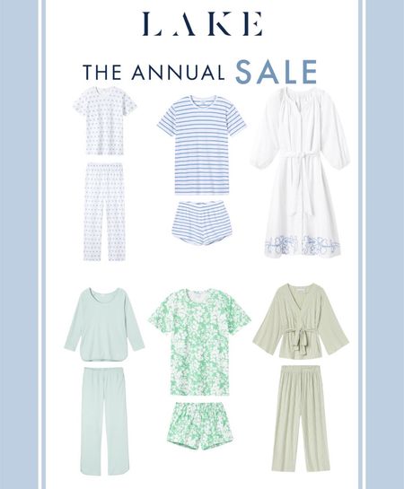 LAKE pajamas annual sale favorites in blues and greens! This sale has been the best the brand has done in a while and I’m hoping you’re able to stock up on the sleepwear styles of your dreams while they’re on sale! 

#LTKfindsunder50 #LTKsalealert #LTKfindsunder100
