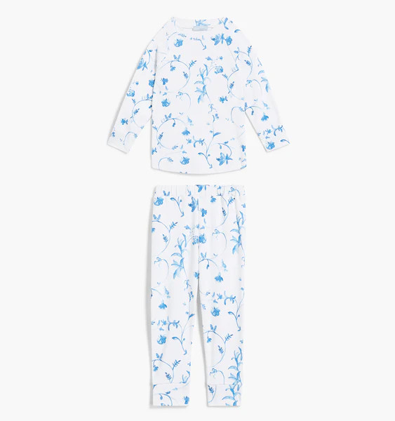 The Tiny PJ Set - Blue Botanical | Hill House Home US
