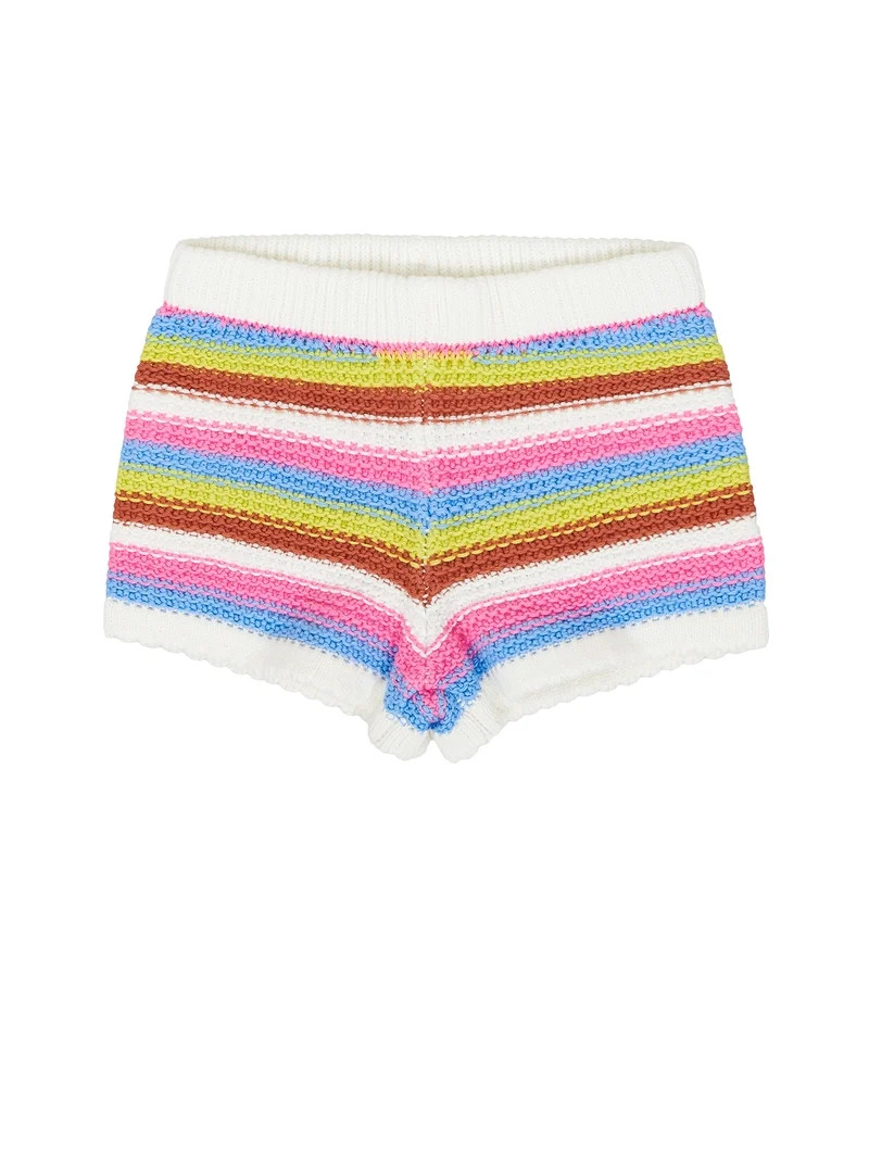 Wonder Nation Toddler Girl Crochet Tank and Short Set, Sizes 12M-5T | Walmart (US)