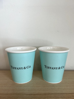 TIFFANY &amp; CO FINE BONE CHINA Coffee Cup, 2 CUPS, Made in Japan, Without box  | eBay | eBay US