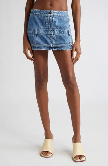 La mini de Nîmes Criollo Belted Denim Miniskirt | Nordstrom