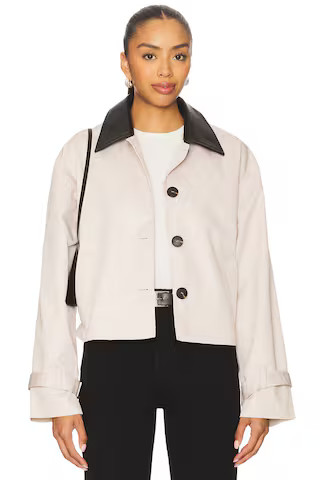 MORE TO COME Brittany Jacket in Khaki from Revolve.com | Revolve Clothing (Global)