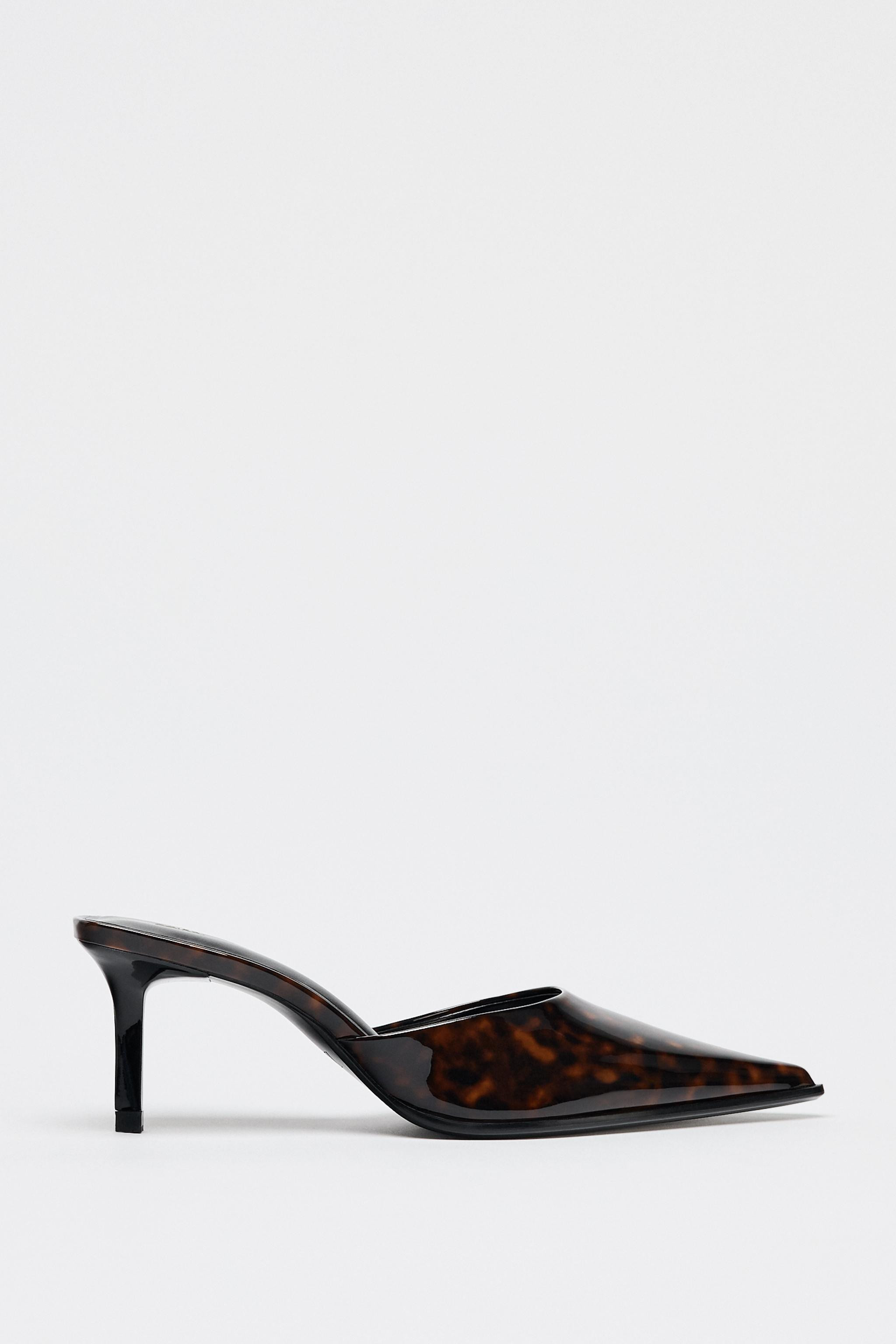 FAUX TORTOISESHELL SLINGBACKS | Zara US