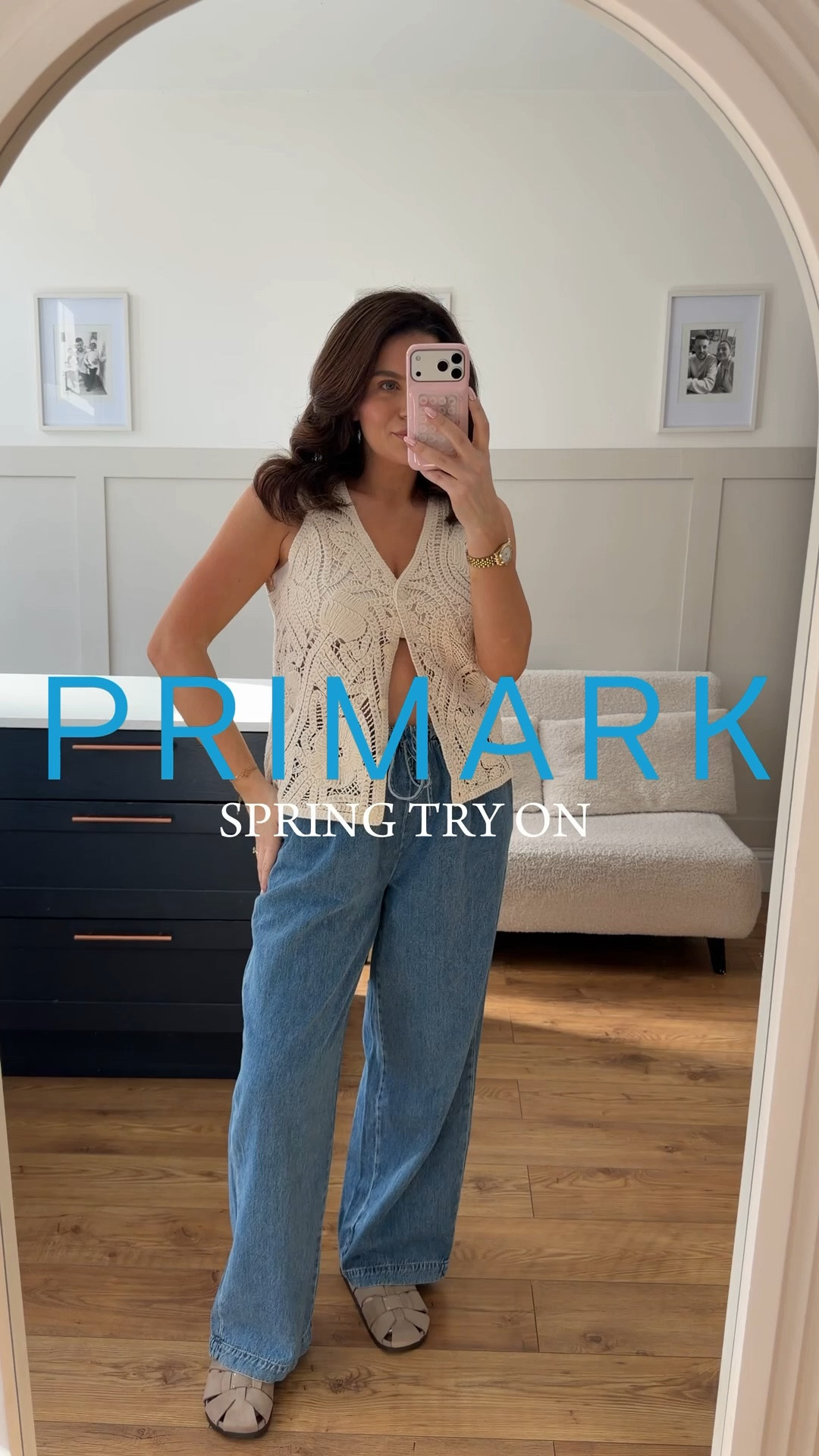 Primark spring finds 
Denim jeans 
Adjustable waist 
Midsize 
Coord 
Denim dress 
Spring 
Brunch outfits 
Size 12 

#LTKuk #LTKeurope #LTKspring