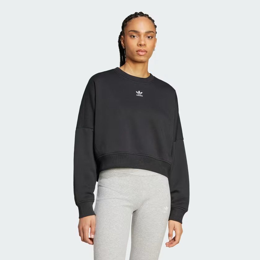 Essentials Crew Fleece Sweatshirt | adidas (US)