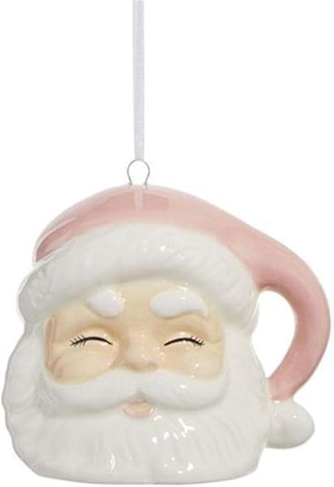 RAZ Imports Pink Santa Ornament, 3.5 inches | Amazon (US)