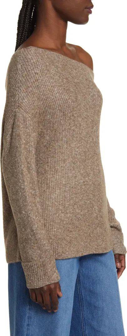 Treasure & Bond One-Shoulder Rib Sweater | Nordstrom | Nordstrom