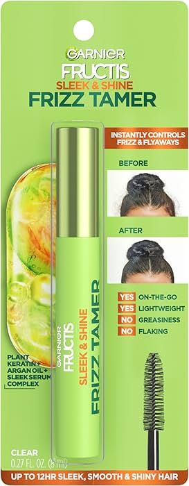 Garnier Fructis Sleek & Shine Frizz Tamer Slicking Hair Serum Wand for Frizz and Flyaways, 0.27 F... | Amazon (US)