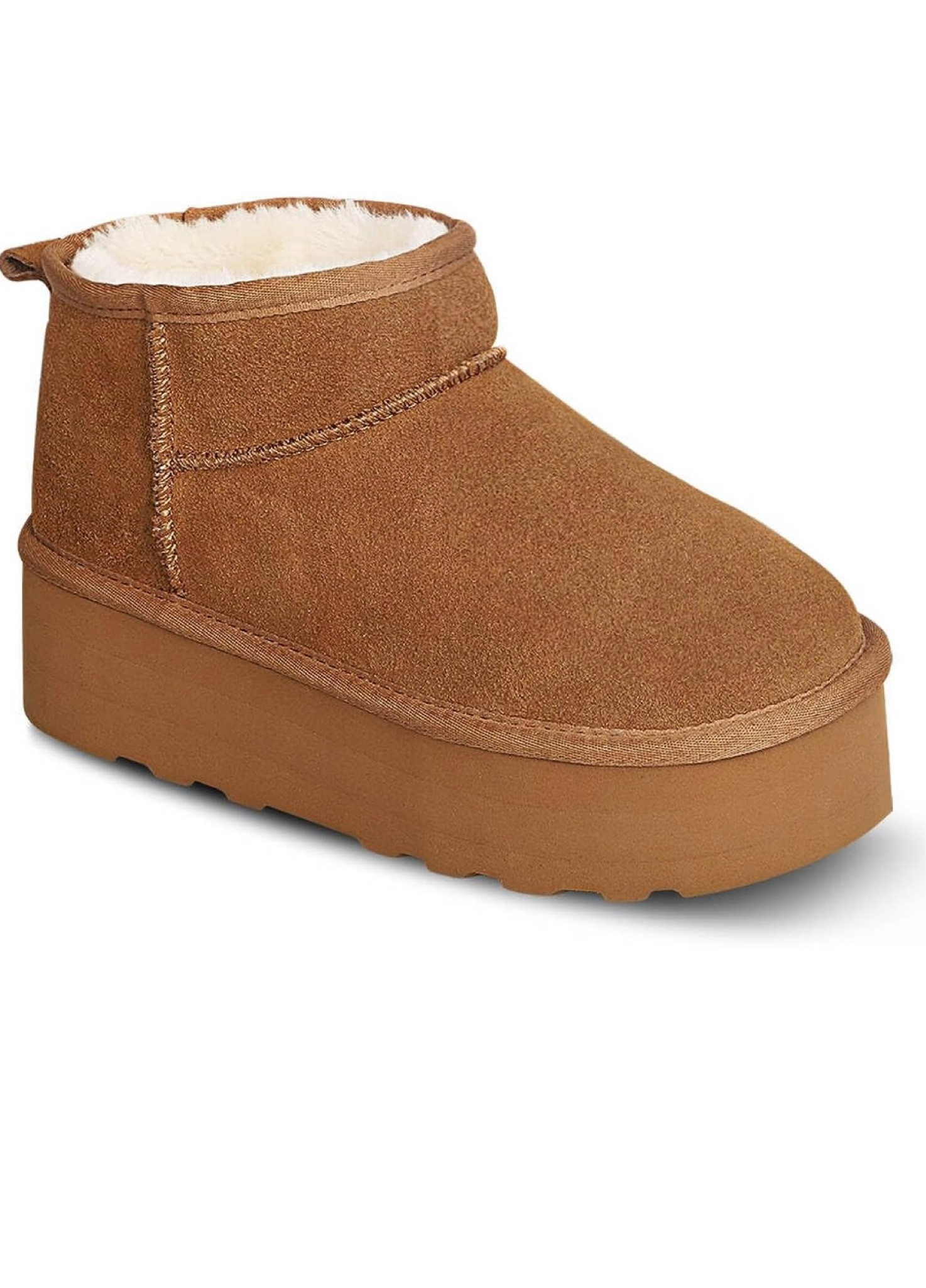 Ugg platform mini dupe, found available in sizes 5-8, great reviews! I have a dupe from last year and they feel and look exactly the same as others that I own from Ugg! This pair is under $50! 

#LTKSeasonal #LTKshoecrush #LTKunder50