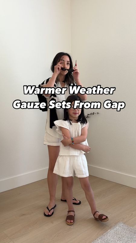 The perfect gauze pieces from @gap. These are comfortable, perfect for warm weather, and an easy way to look pulled together. Both our sets run tts. 

Spring outfits, summer outfits, vacation outfits 

#LTKsalealert #LTKSeasonal #LTKfindsunder50