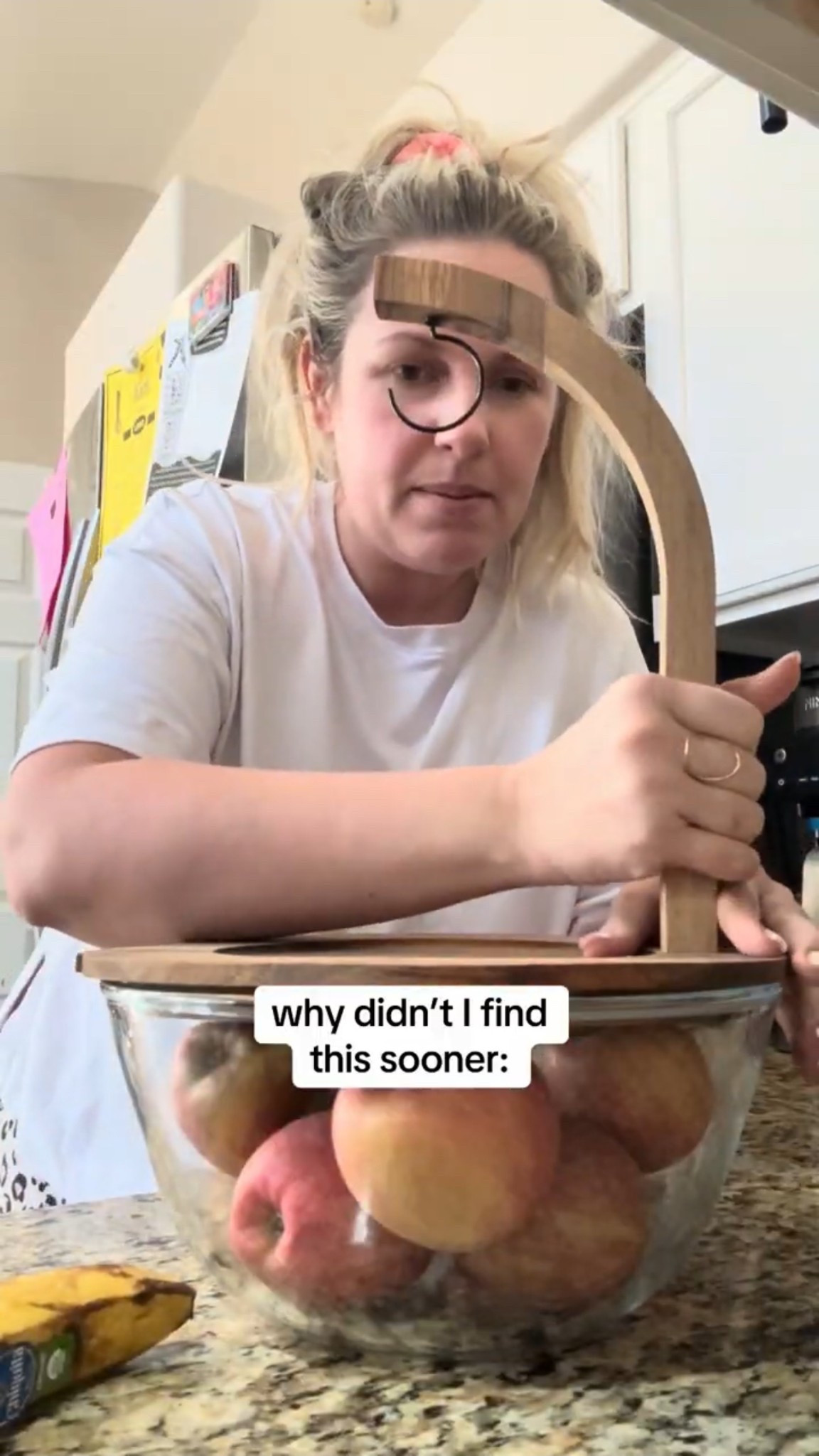 Keep your bananas from bruising and your counter looking stylish—this fruit bowl does it all. Perfect for easy access to fresh, healthy snacks every day.

#kitchenorganization #fruitbowl #countertopstyle #healthysnacking #homeessentials

#LTKdayinmylife #LTKValentine #LTKNYFW