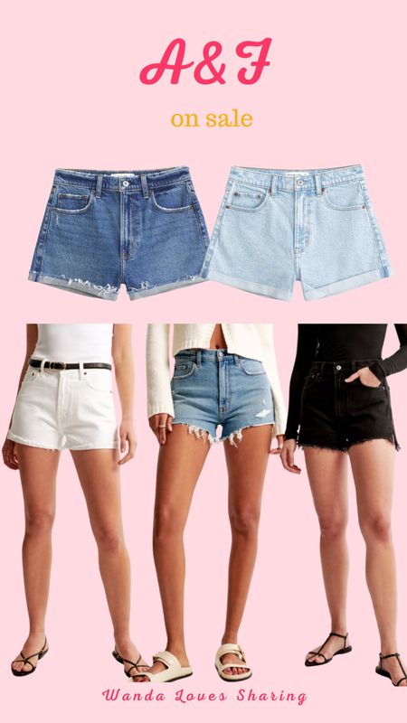My favorite mom shorts are on sale at A&F! Each pair comes in multiple washes  

#LTKOver40 #LTKSaleAlert #LTKStyleTip