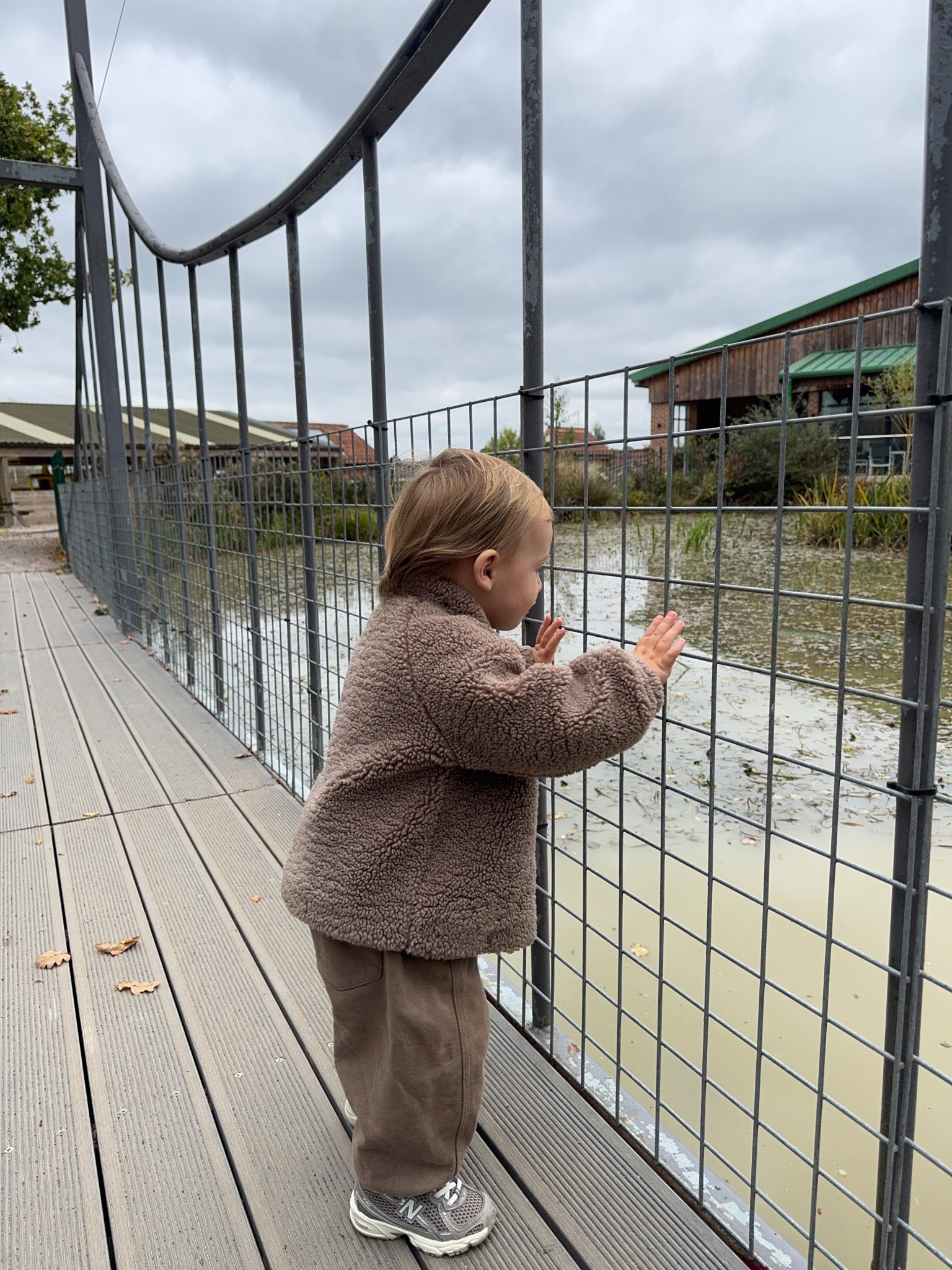 toddler Teddy jacket, brown joggers, beige new balance infant trainers, autumn toddler outfit 

#LTKkids #LTKautumn