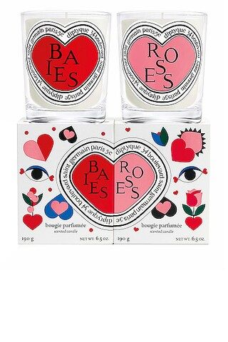 Valentine's Baies & Roses Duo Candle Set | FWRD 