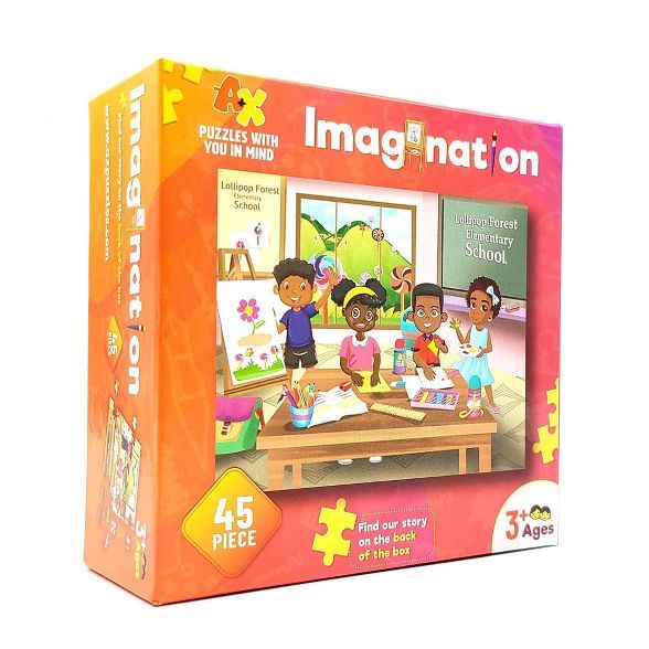 A+X Imagination Kids' Jigsaw Puzzle - 45pc | Target